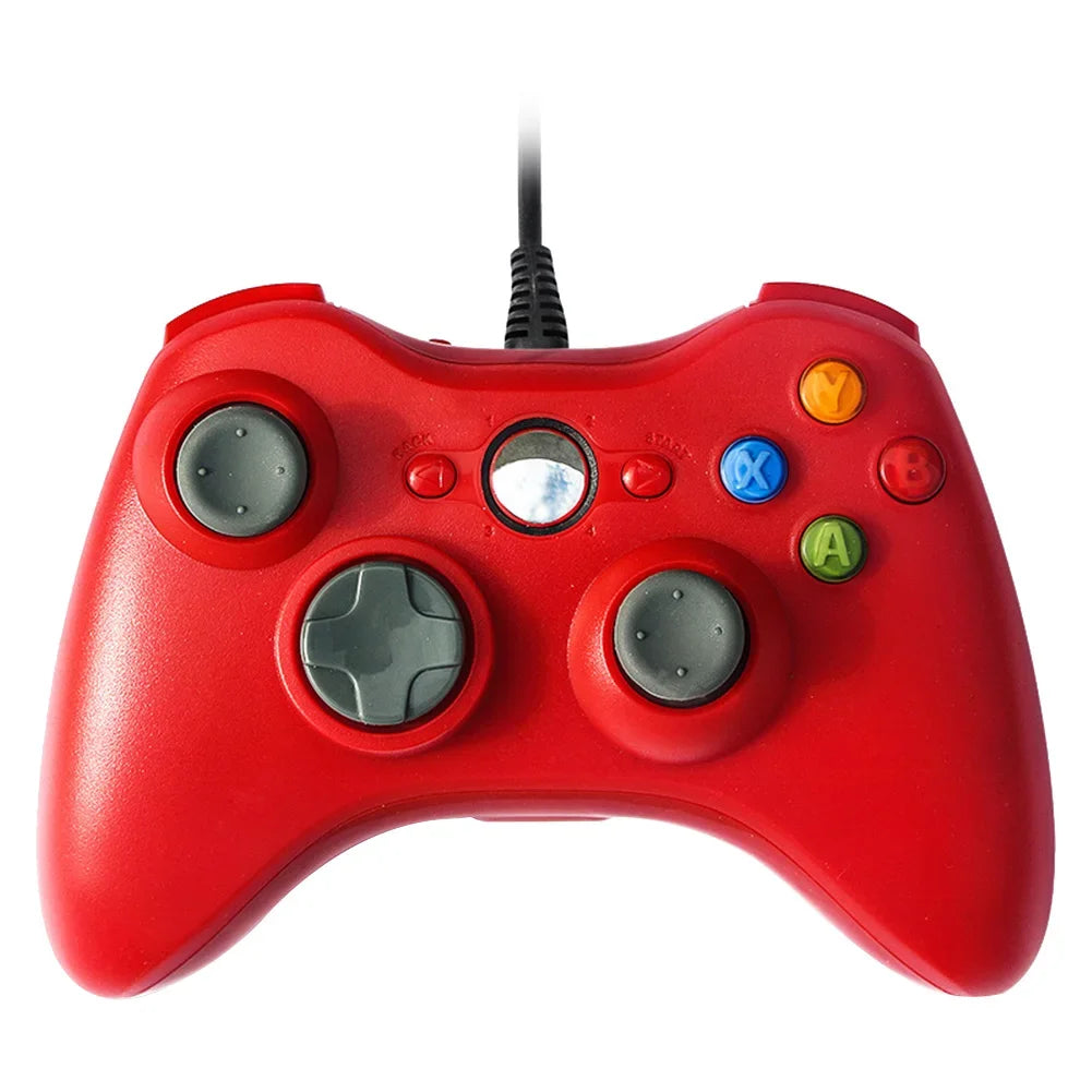 Wireless/Wired Controller For Xbox 360 Game Controller with Dual-Vibration Turbo Compatible with Xbox 360/360 Slim and PC Window
