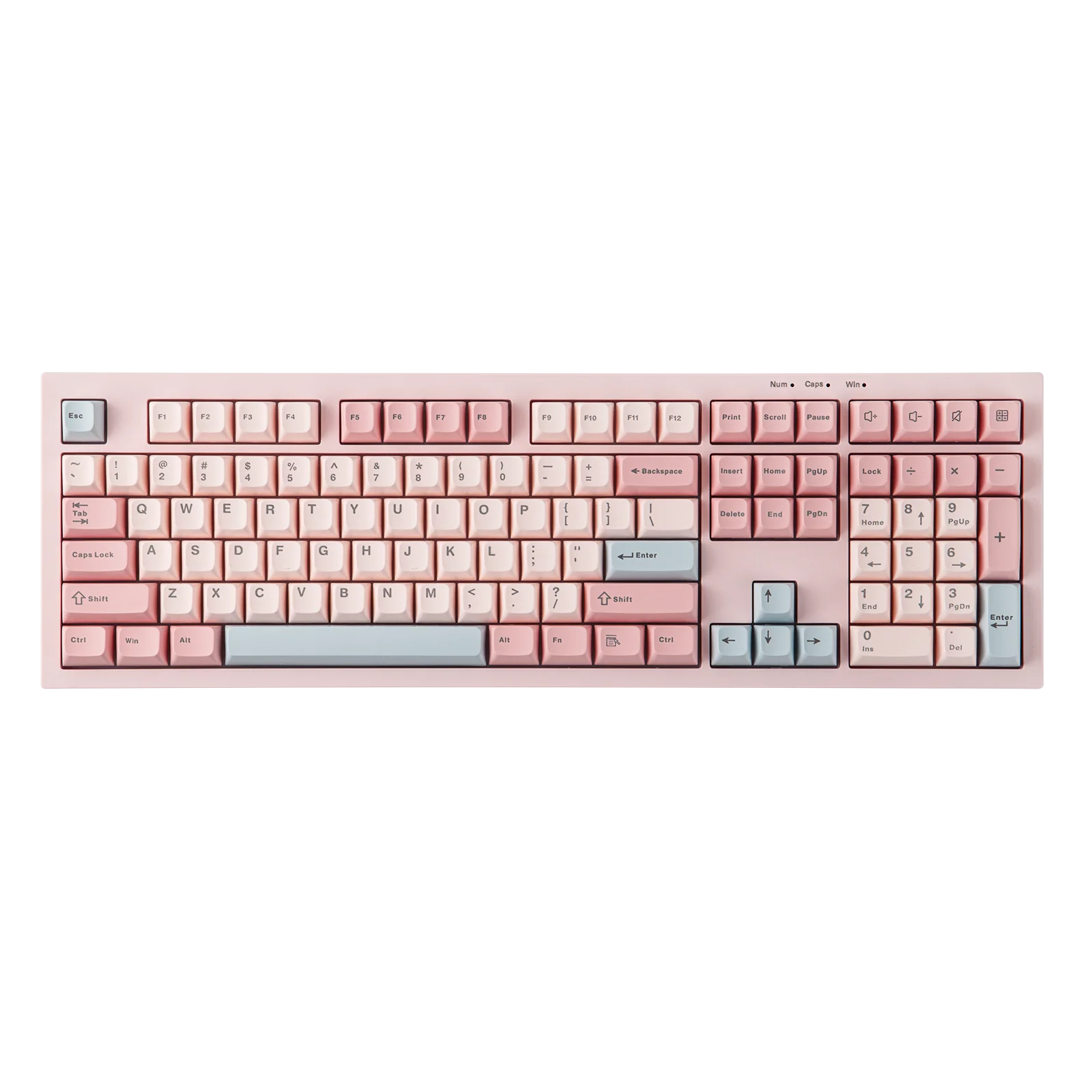 AULA S102 Wired Only Full Size Layout Silent Membrane Gaming Keyboard with Number Pad & Creamy Silicone Structure