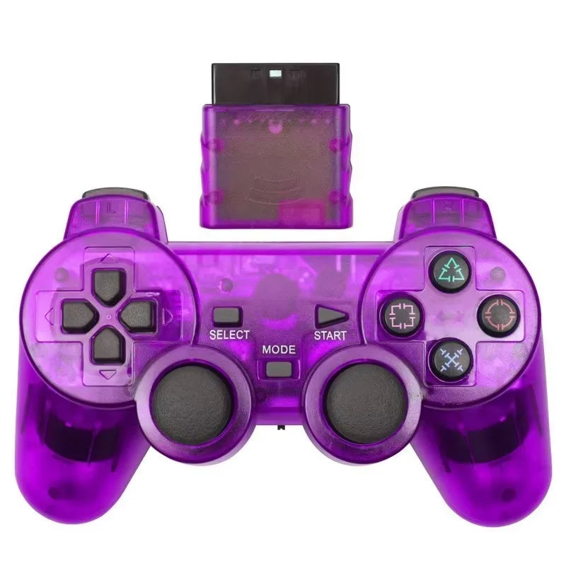 Wireless Gamepad for Sony PS2/PS1 Game Controller for Playstation 2 Console Joystick USB PC Controle with Double Vibration Shock