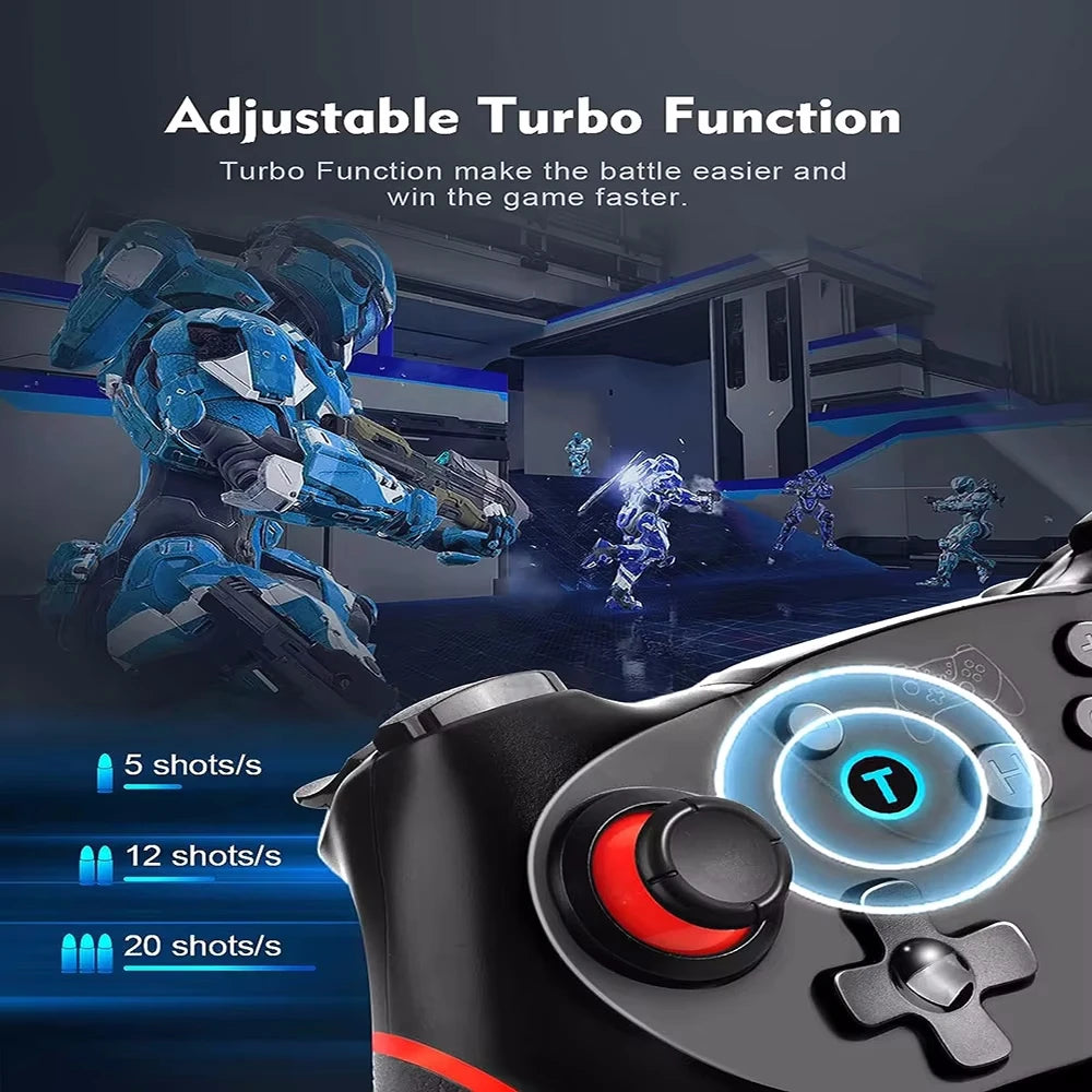 Wireless Bluetooth Controller for Nintendo Switch & OLED Lite PC Gamepad Control Computer Game Pad Joystick Command Gaming Mando