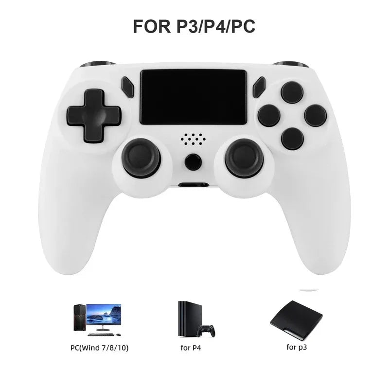 2026 Wireless Gamepad With 6-axis Gyroscope PC Joystick touchpad Dual Vibration For PS5 PS4 PC Multi-function Controller NEW HOT