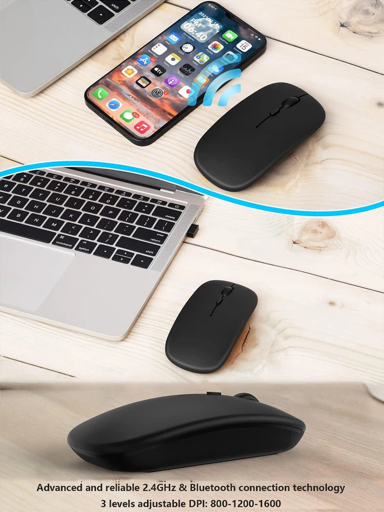 Wireless Bluetooth Mouse Marcaron Computer Laptop Optical Mouse Wireless for iPad Samsung Xiaomi Lenovo Tablet Universal Mice
