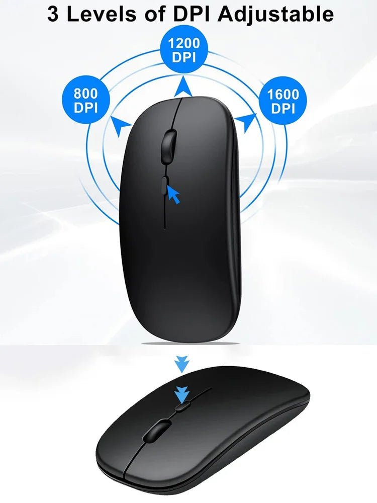 Wireless Bluetooth Mouse Marcaron Computer Laptop Optical Mouse Wireless for iPad Samsung Xiaomi Lenovo Tablet Universal Mice