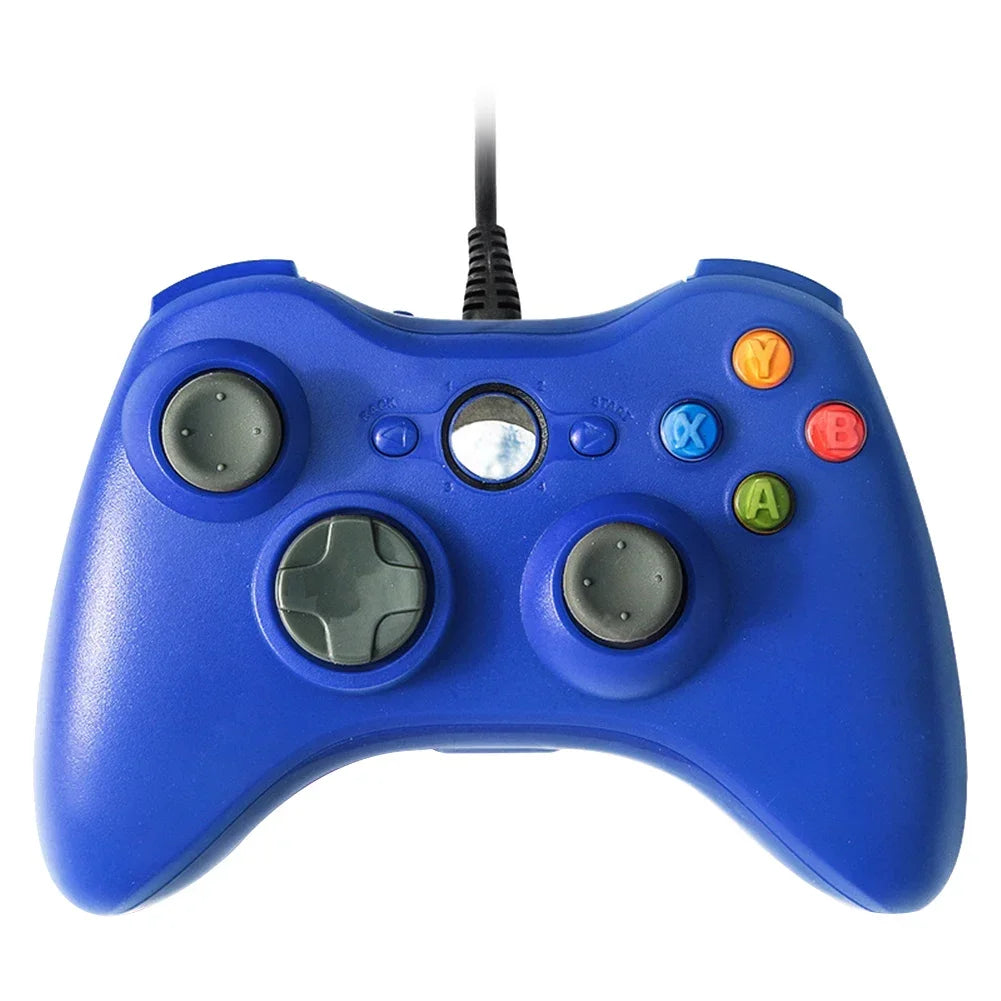 Wireless/Wired Controller For Xbox 360 Game Controller with Dual-Vibration Turbo Compatible with Xbox 360/360 Slim and PC Window