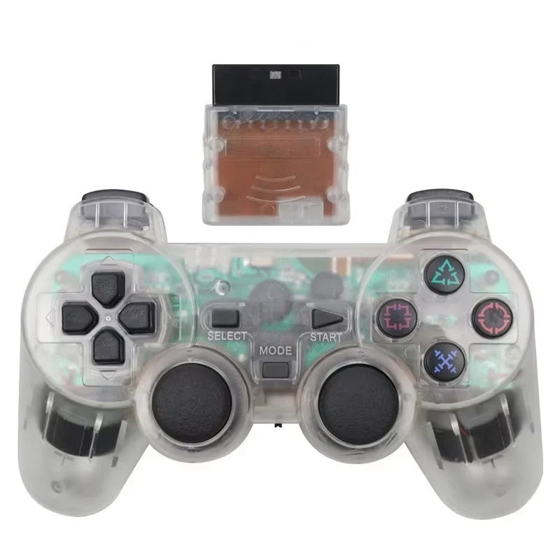 Wireless Gamepad for Sony PS2/PS1 Game Controller for Playstation 2 Console Joystick USB PC Controle with Double Vibration Shock