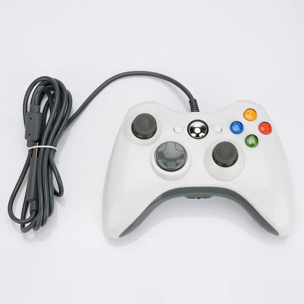 Wireless/Wired Controller For Xbox 360 Game Controller with Dual-Vibration Turbo Compatible with Xbox 360/360 Slim and PC Window